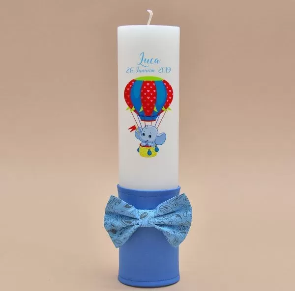 Lumanare de botez personalizata