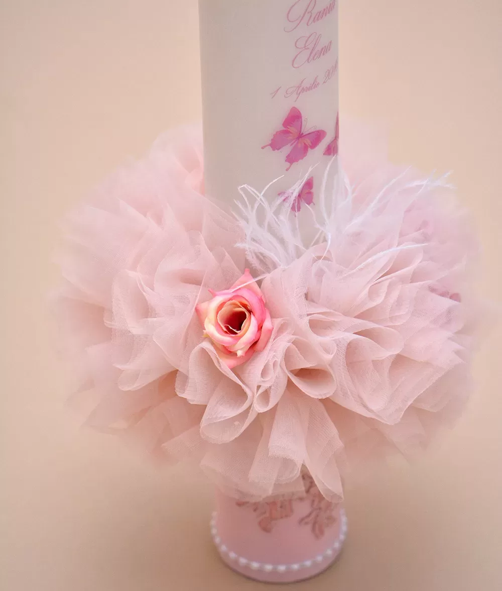 Lumane botez personalizata tafta