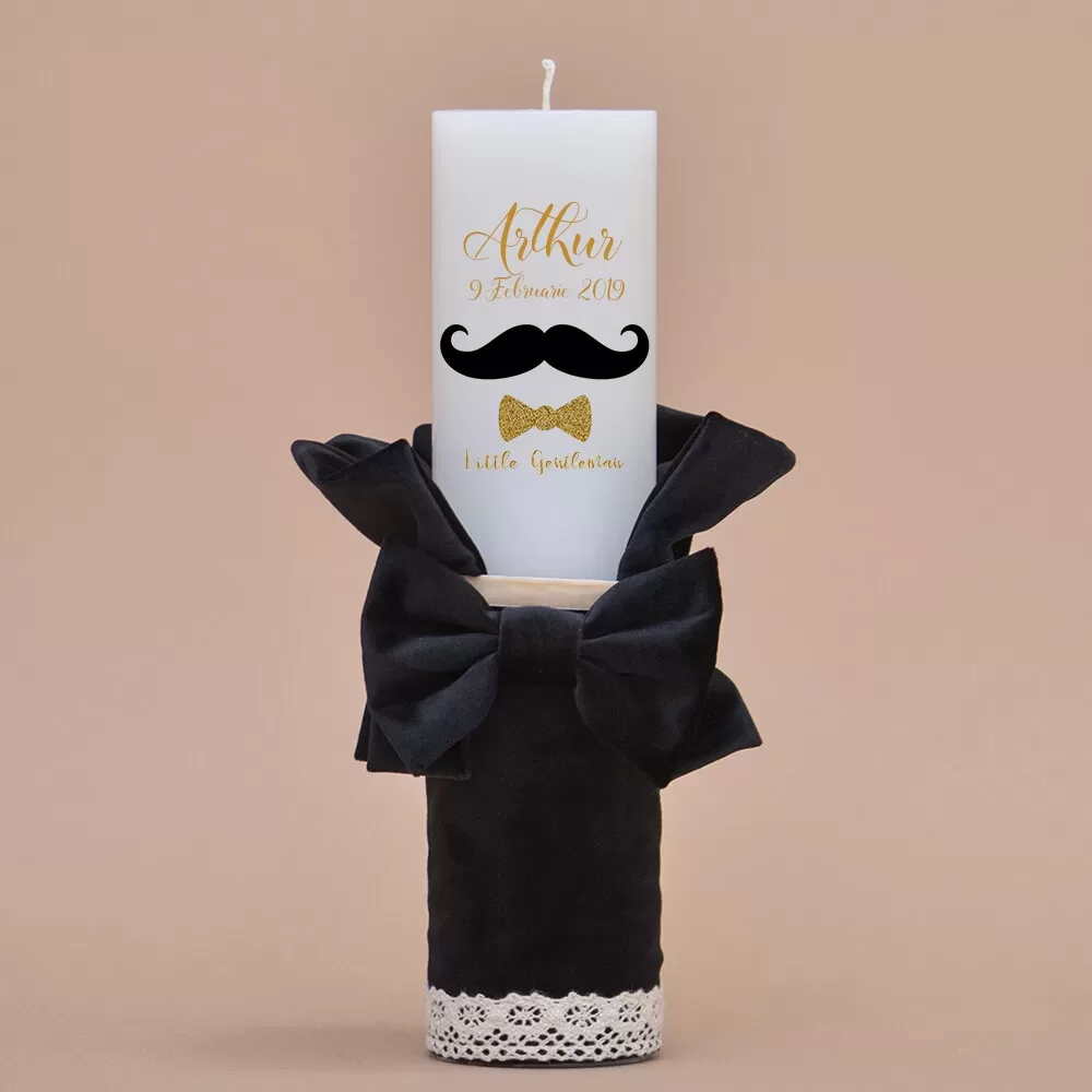 Lumanare botez personalizata