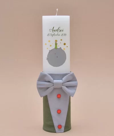 Lumanare botez personalizata