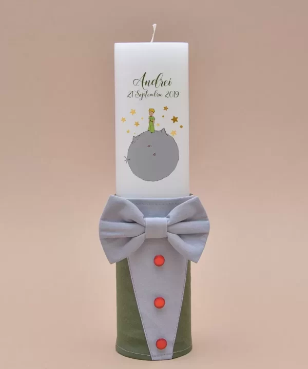 Lumanare botez personalizata