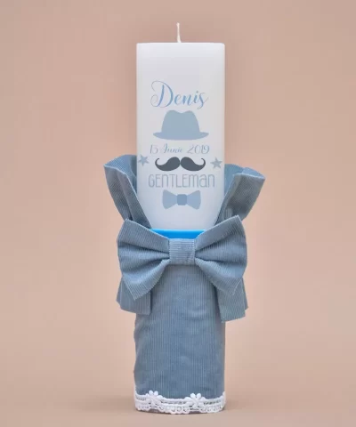 Lumanare botez personalizata