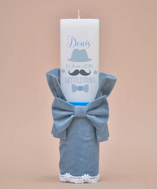 Lumanare botez personalizata