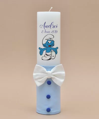 Lumanare botez personalizata