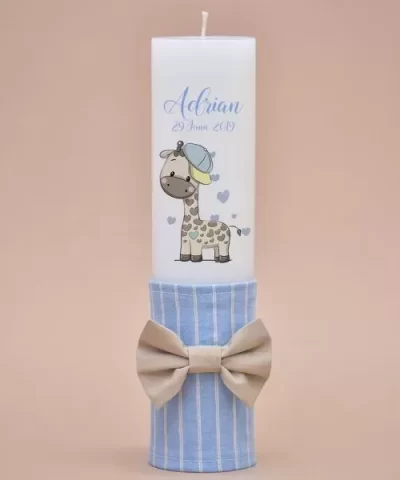 Lumanare botez personalizata