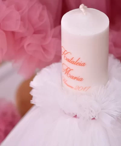 Lumanare de botez personalizata Kataleia