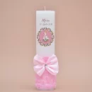 Lumanare botez personalizata Lebada