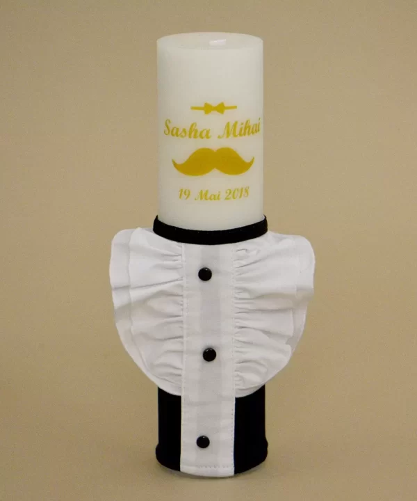 lumanare botez personalizata Little Gentleman