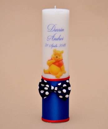 lumanare de botez winnie the pooh