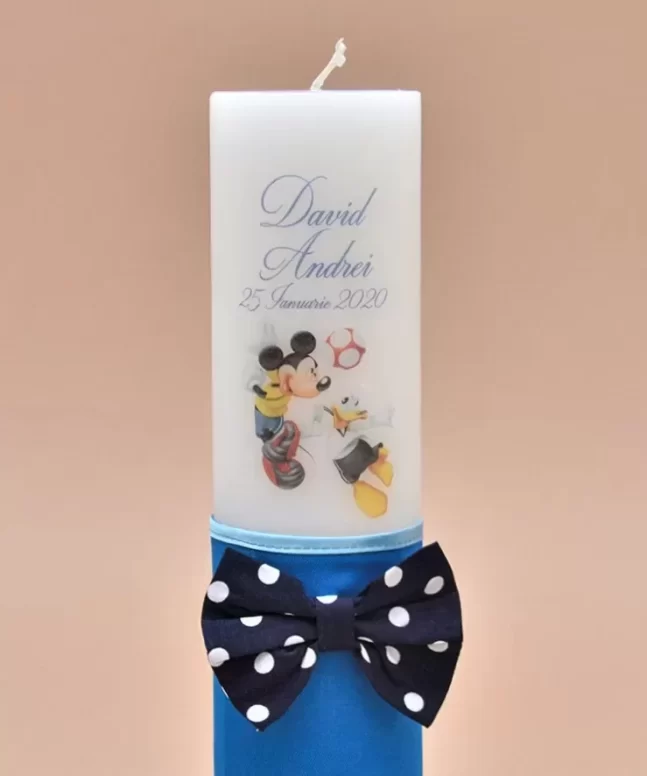 Lumanare botez Mickey