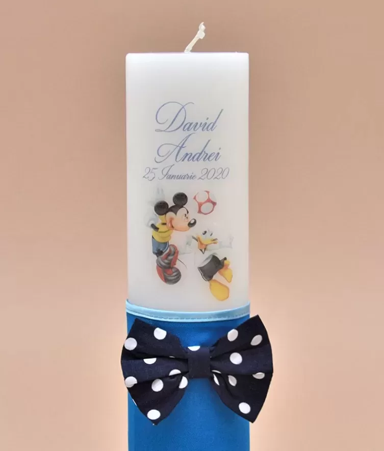 Lumanare botez mickey