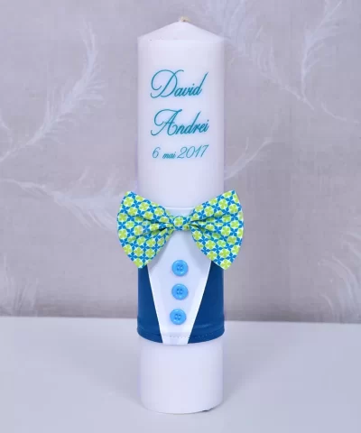 Lumanare de botez Papion