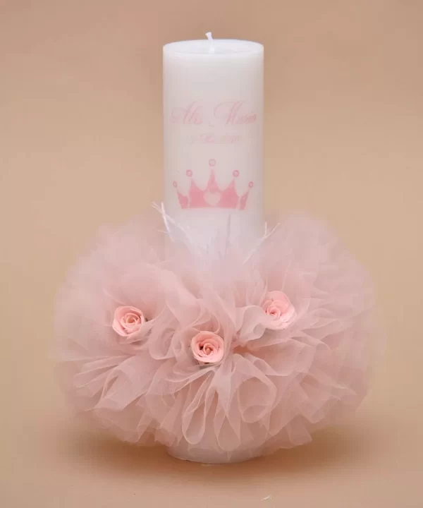 lumanare botez personalizata princess