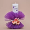 Lumanare botez personalizata