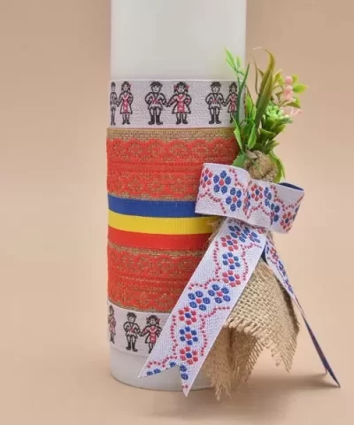 Lumanare botez personalizata