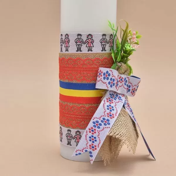 Lumanare botez personalizata