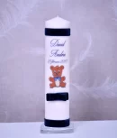 Lumanare de botez Ursulet