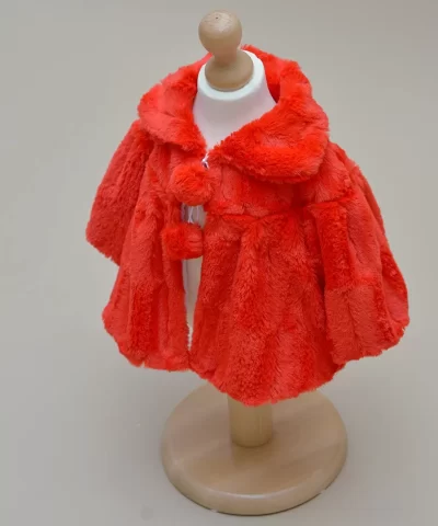 Palton copii Rosu Blossom Couture Bebe