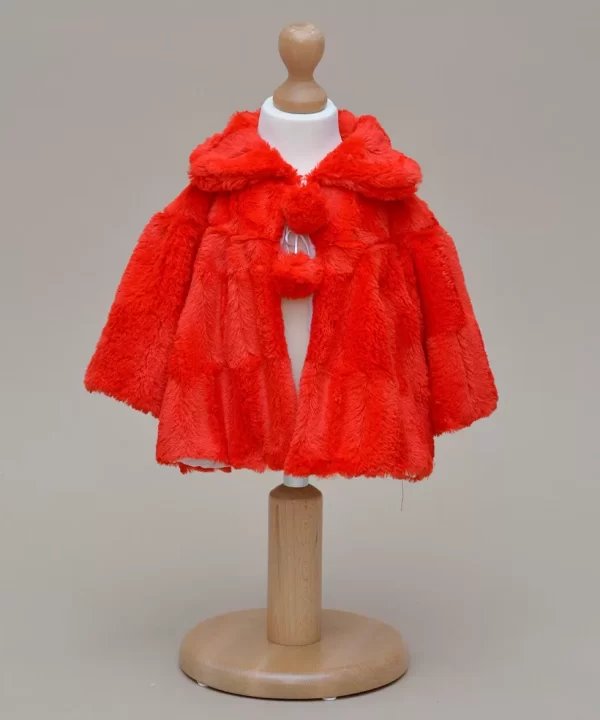 Palton copii Rosu Blossom Couture Bebe