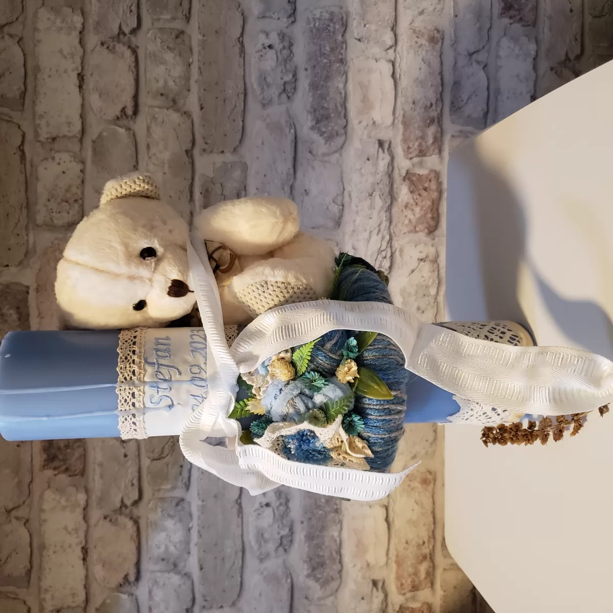 Lumanare Botez Ursulet cu Gheme