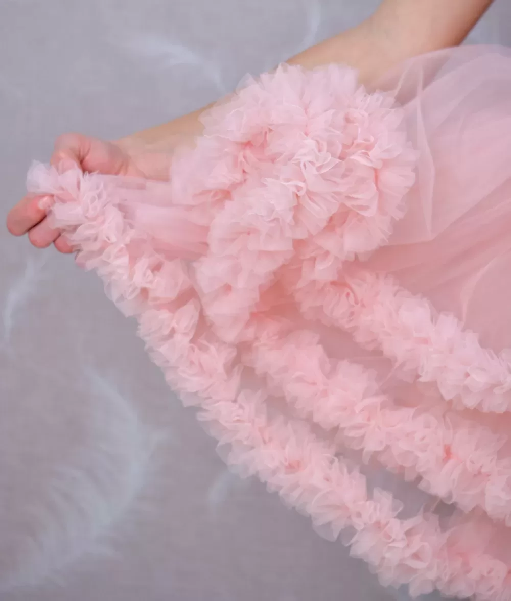 Rochie pentru fete danielle volane tull