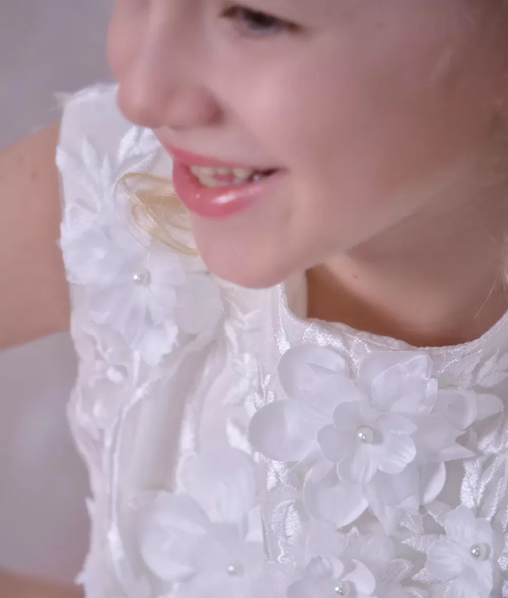 Rochie de ocazie broderie 3d