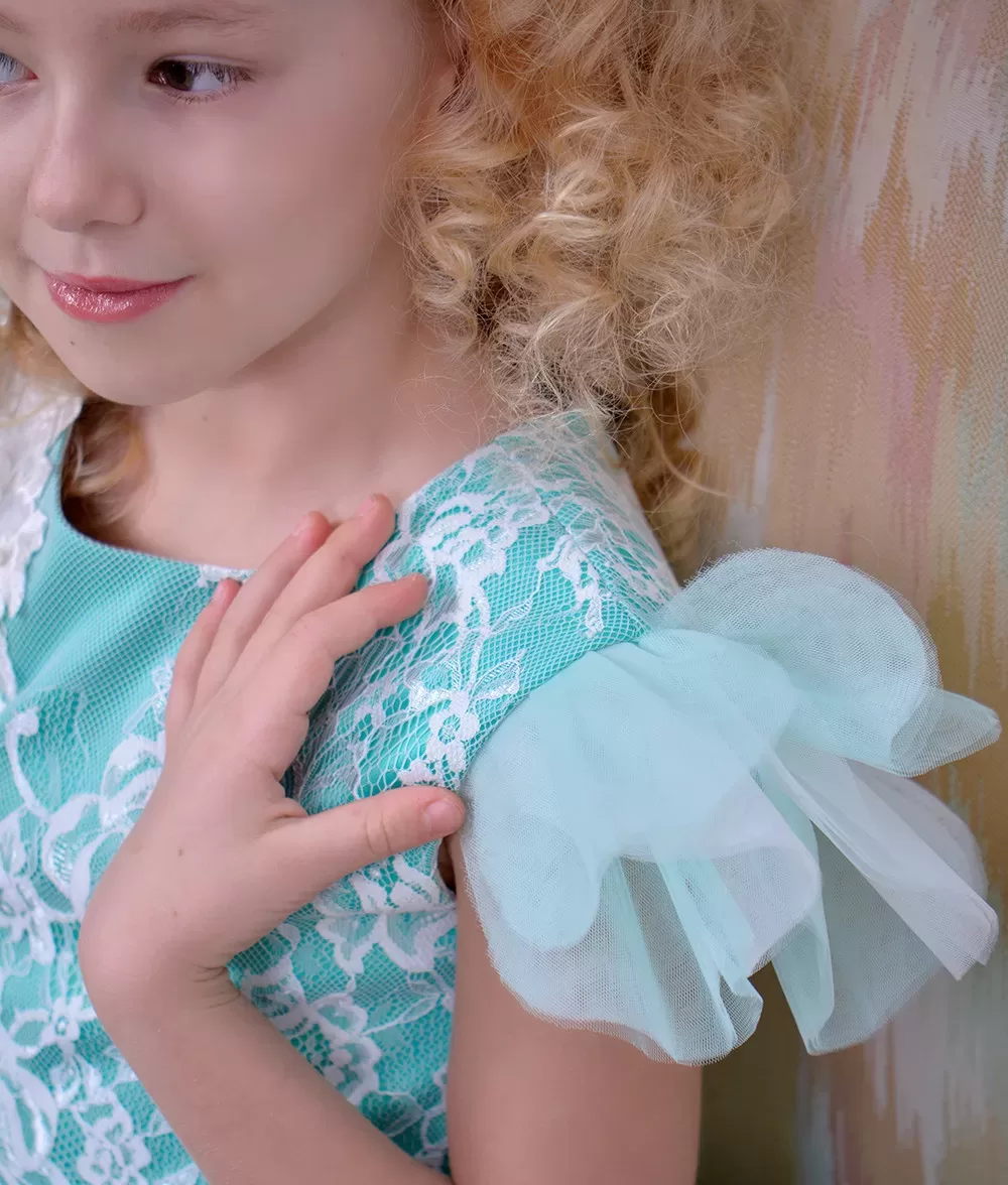 Rochie de ocazie copii salma detaliu