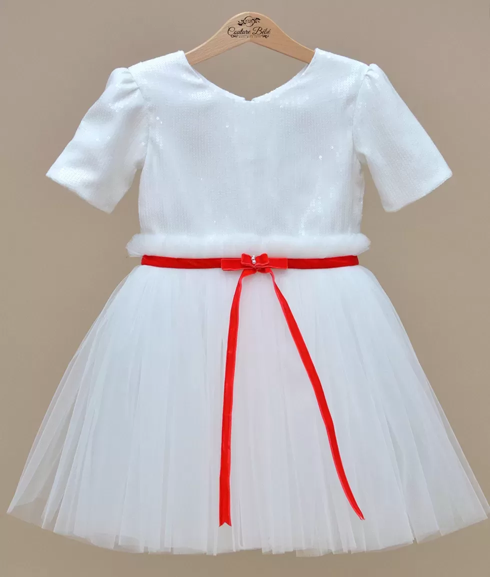 Rochita de serbare craciun joy couture bebe