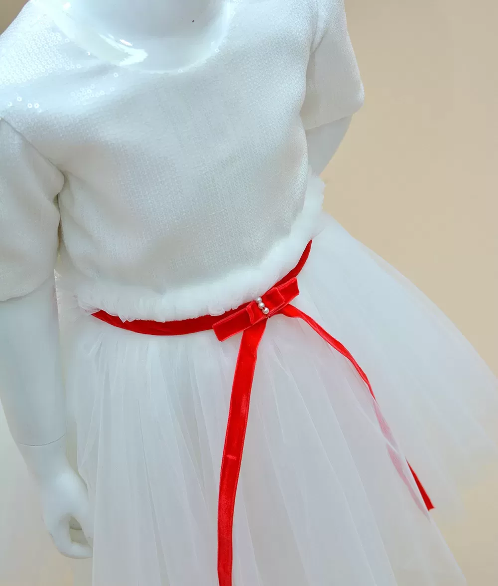 Rochita de serbare craciun joy couture bebe 3