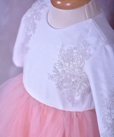 rochita de botez tull roz moale