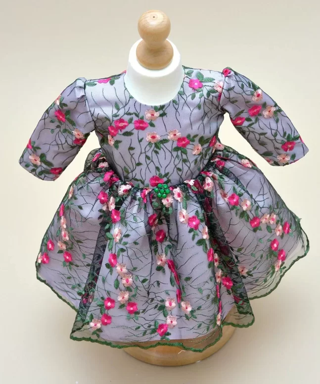 Rochie de botez Ayana - Couture Bebe Dantela