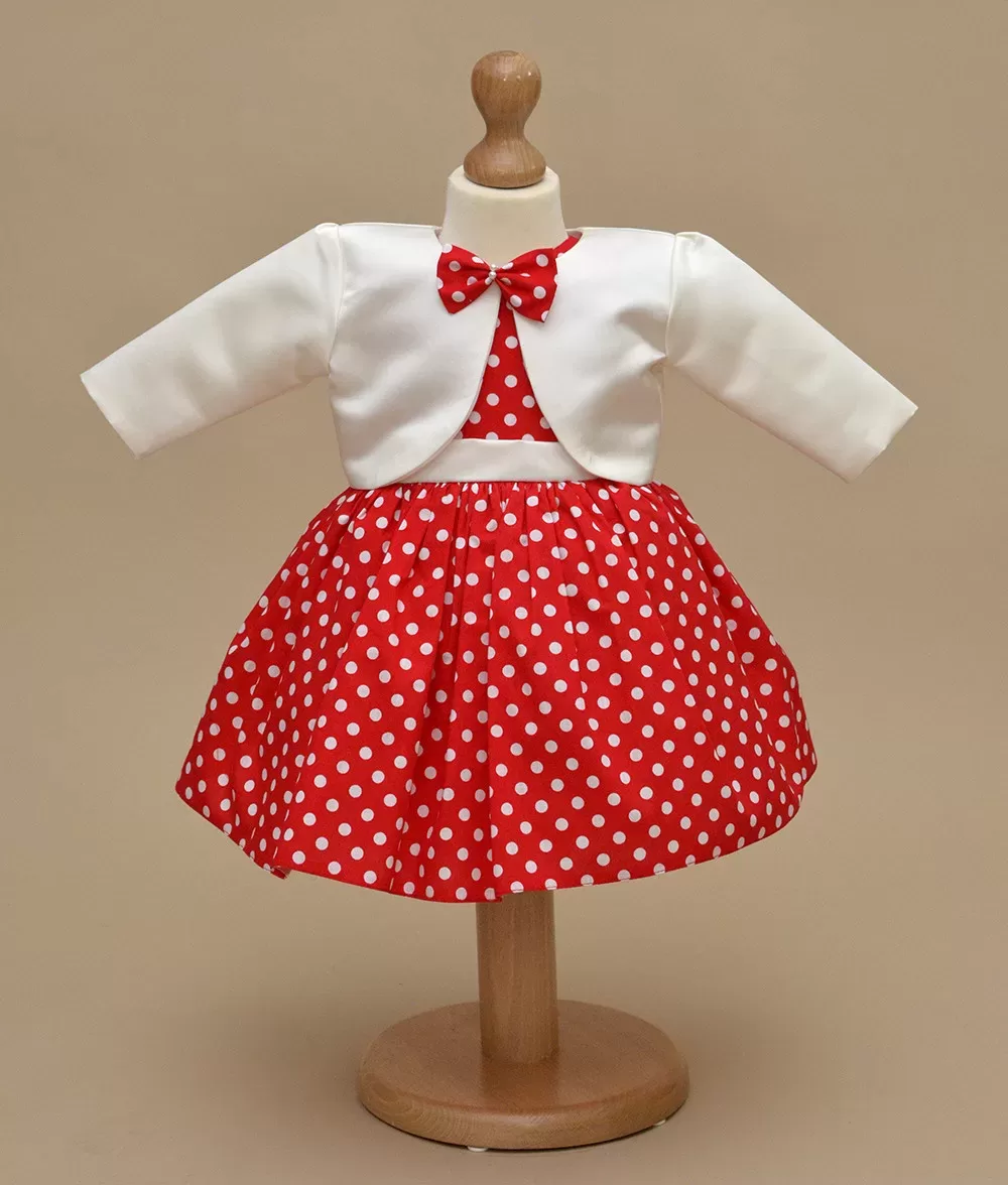 Rochita botez sara rosie bolero