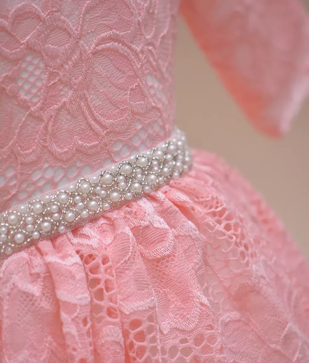 Rochie botez dantela vanda