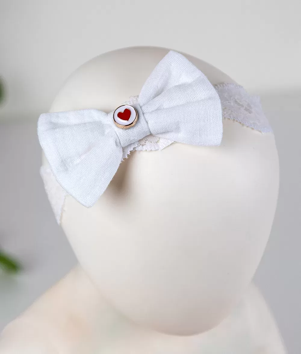 Bentita din muselina alba