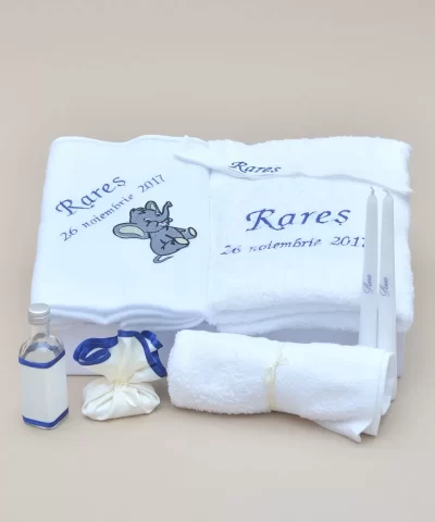 Trusou botez personalizat elefantel Couture Bebe