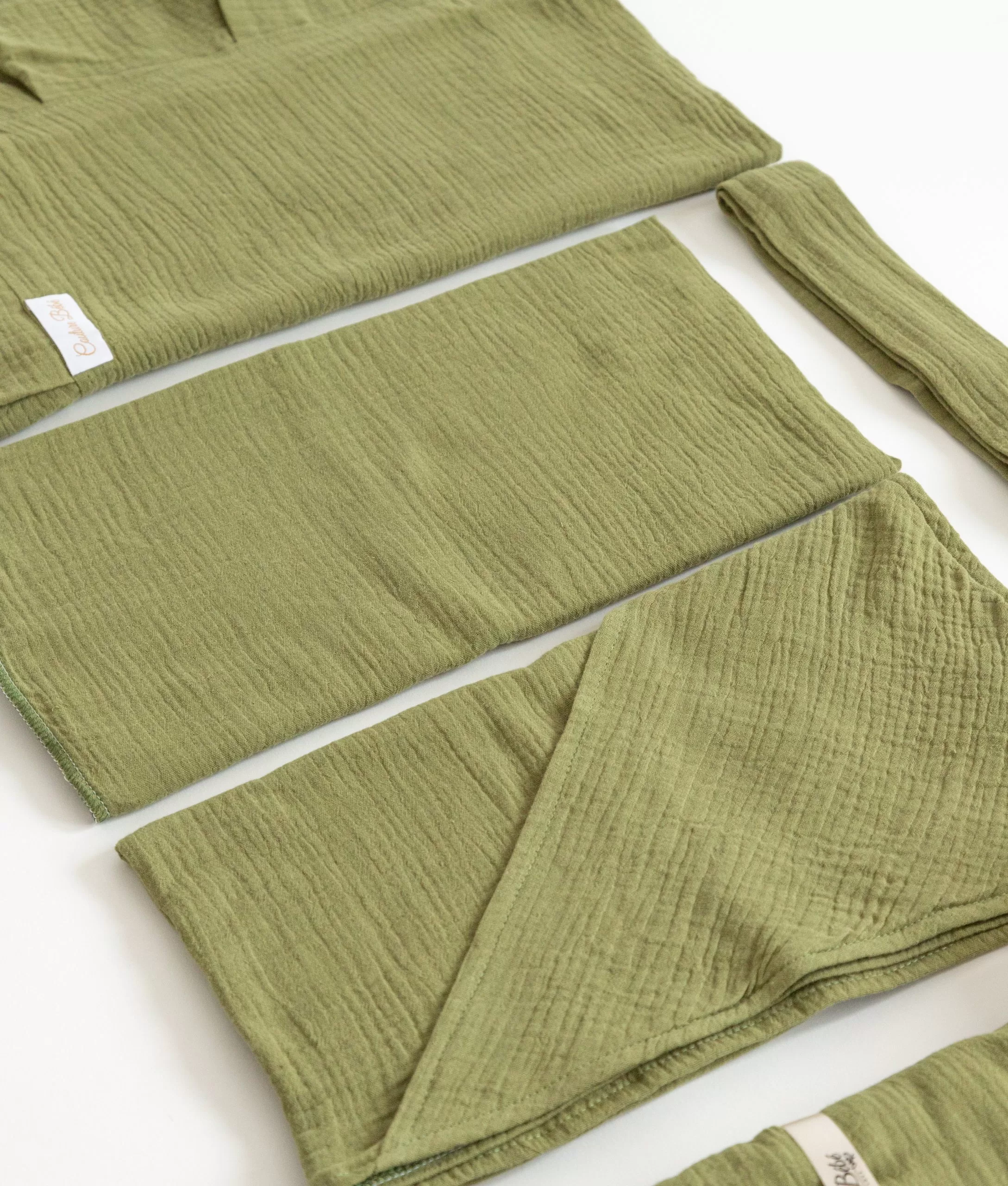 Trusou botez muselina kaki