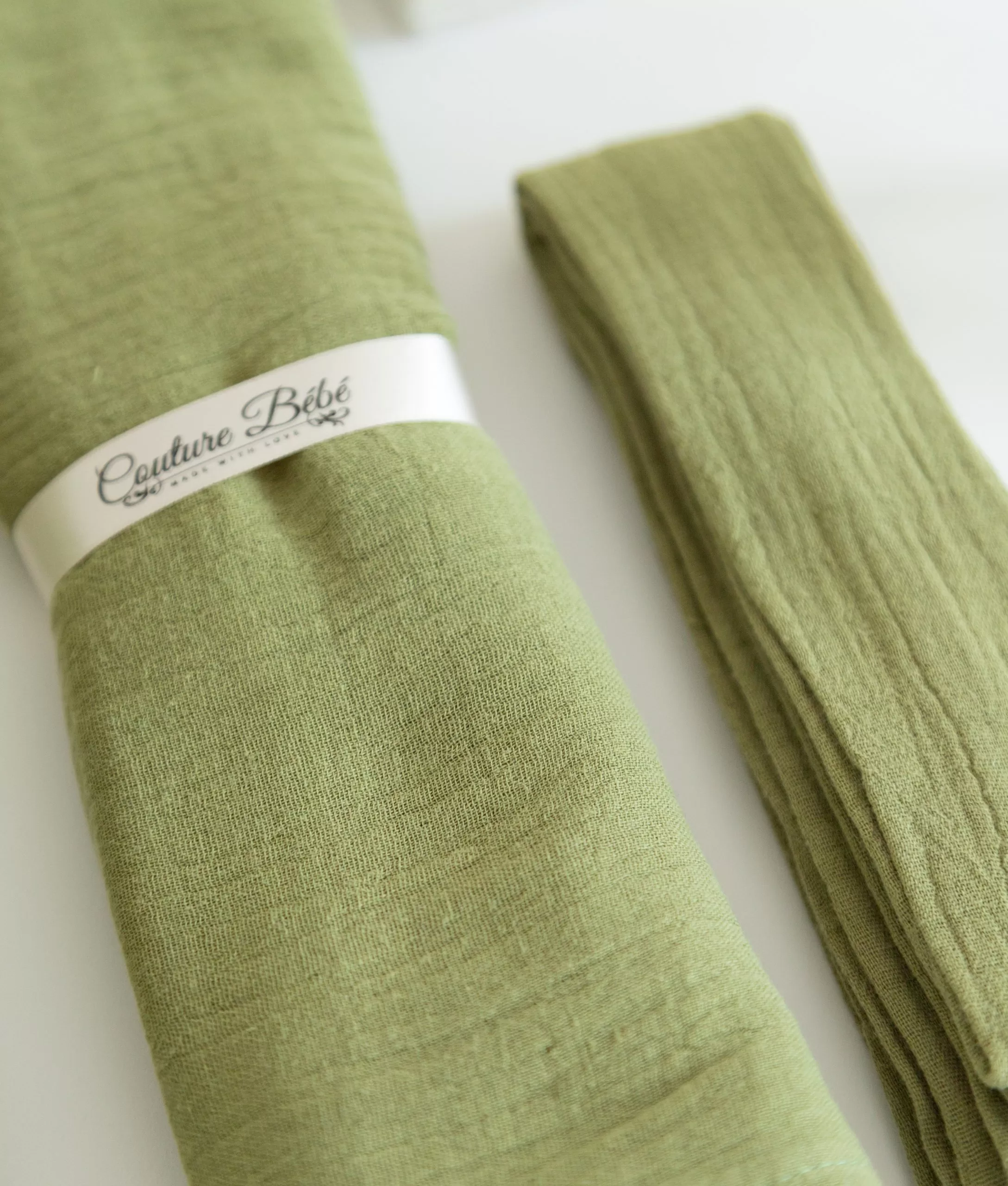 Trusou botez muselina kaki