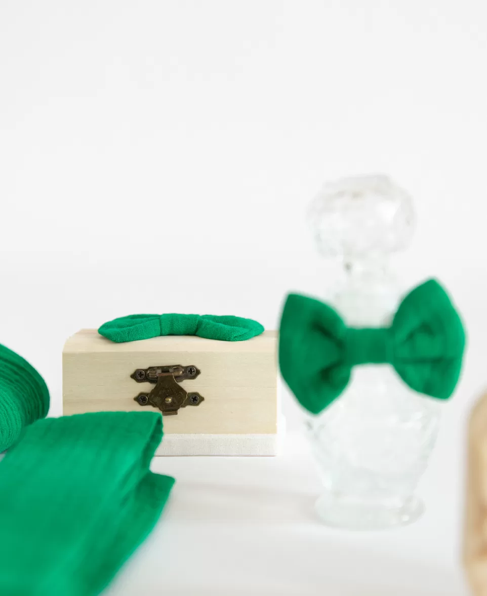 Trusou botez muselina verde