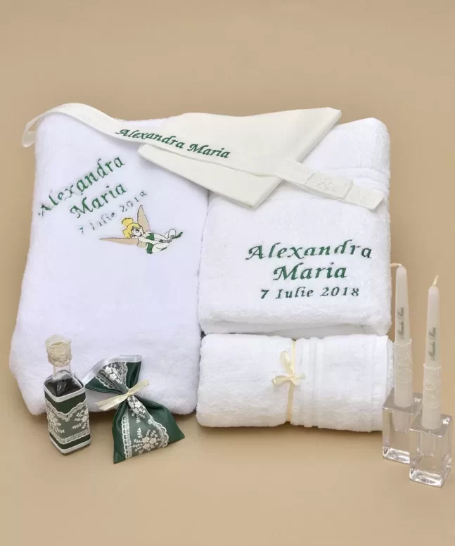 Trusou de botez personalizat Tinkerbell