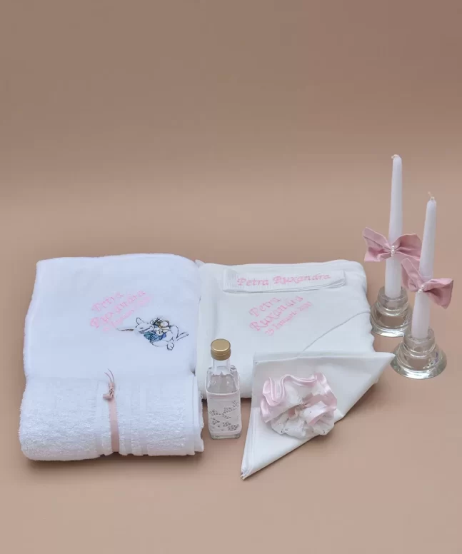 Trusou botez personalizat iepuras