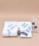 Trusou botez Traditional Romanesc Albastru