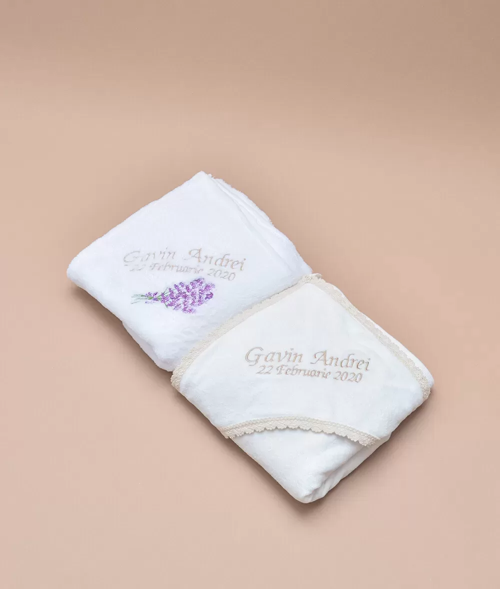 Trusou de botez lavanda - imagine 4