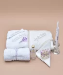 Trusou de botez Lavanda